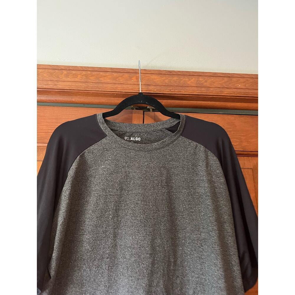 01.Algo Men's Olympia Raglan Colorblock Tee Short… - image 3